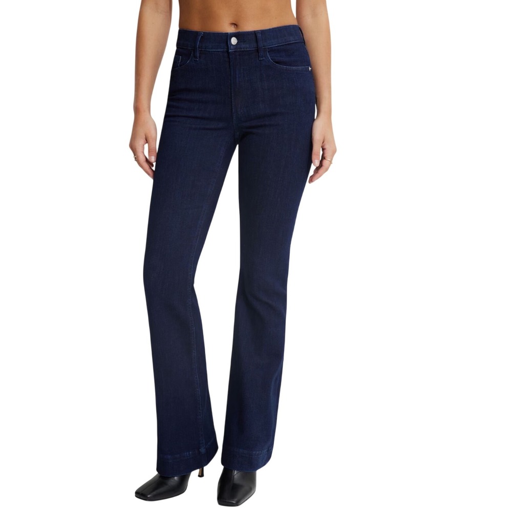 Dynamite Ruby Bootcut Jeans High Rise Dark Indigo Flare Denim Y2K Style Sz 8 29